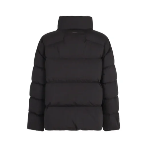 Belted High Neck Puffer Jacket