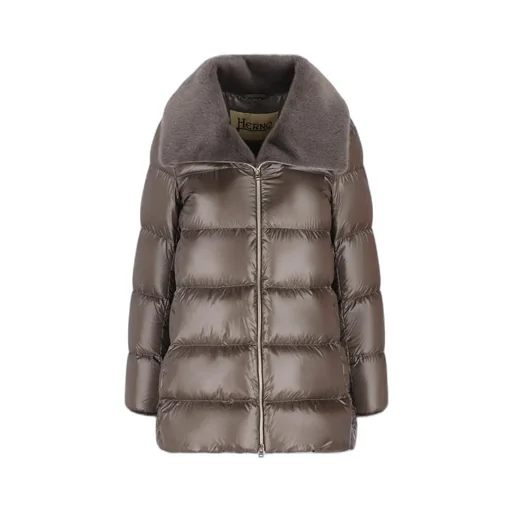 Padded Zip-Up Down Jacket