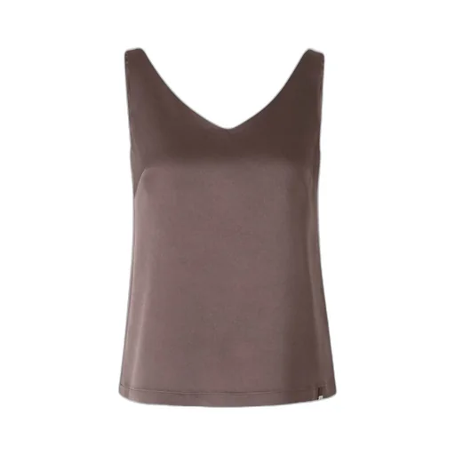 V-Neck Silk Top