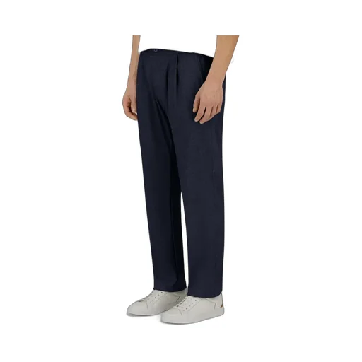 Pleated Elastic Waist Trousers