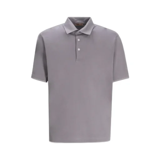 Short-Sleeve Cotton Polo Shirt