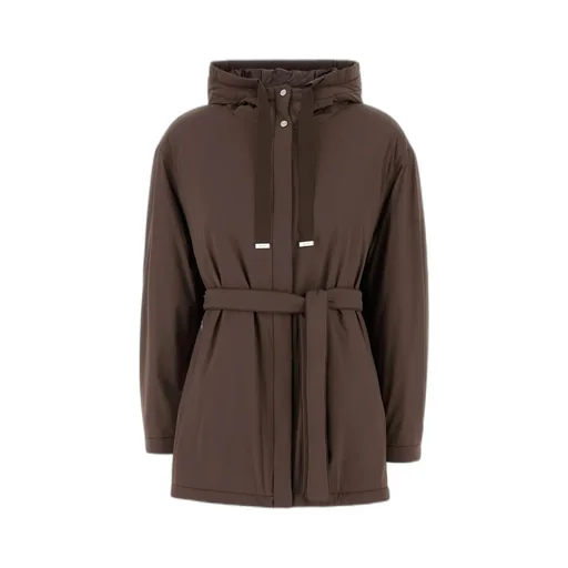 Belted Drawstring Coat