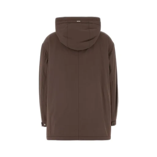 Belted Drawstring Coat