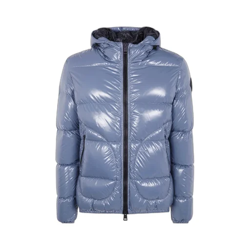 Zip-Up Hooded Down Jacket