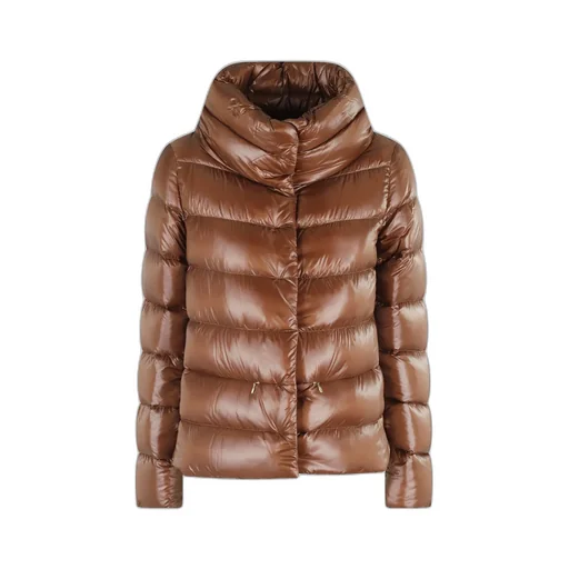 Funnel Neck Quilted Padded Jacket