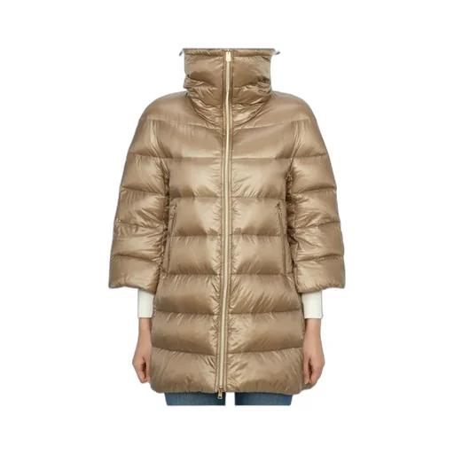 Quilted Zip-Up Coat