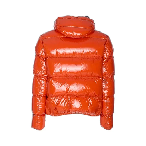 Glossy Hooded Puffer Jacket