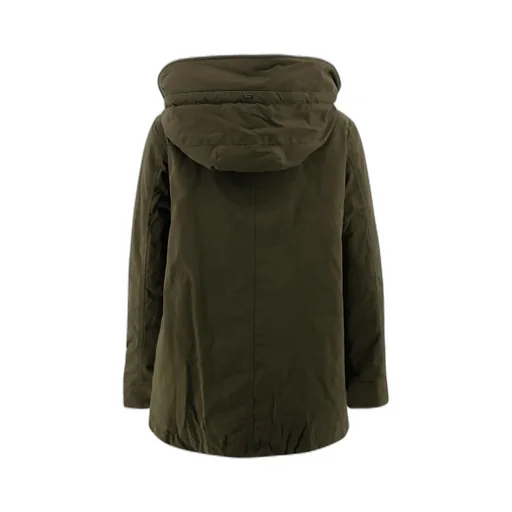 Hooded Drawstring Parka