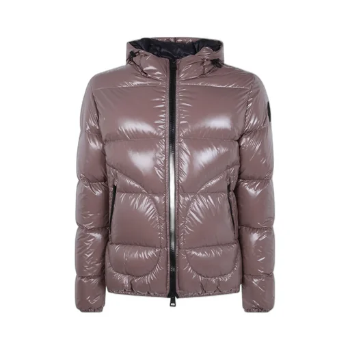 Zip-Up Hooded Down Jacket