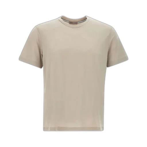Short-Sleeved Crewneck Knitted T-Shirt