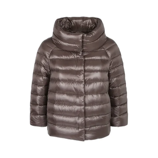 Funnel-Neck Down Jacket