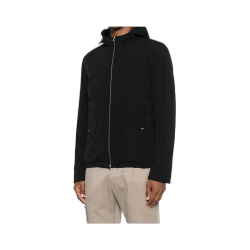 Hooded Zip-Fastening Jacket