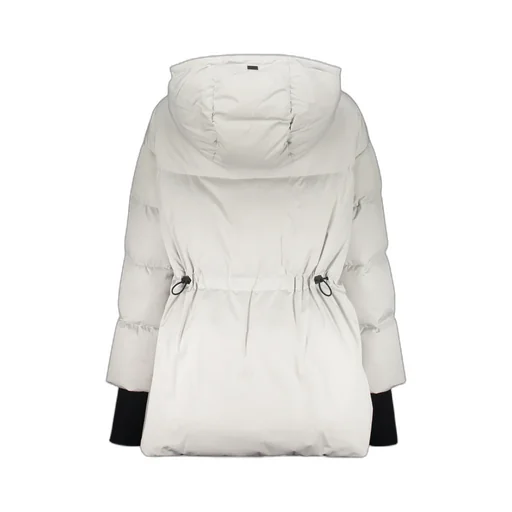 Quilted Hooded Down Coat