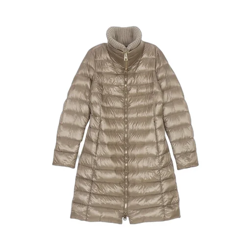 Logo Quilted Down Jacket