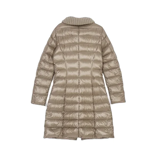 Logo Quilted Down Jacket