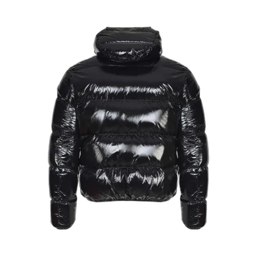 Long-Sleeved Hooded Down Jacket
