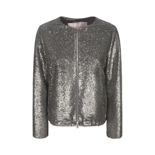 Resort Sequin-Embellished Bomber Jacket