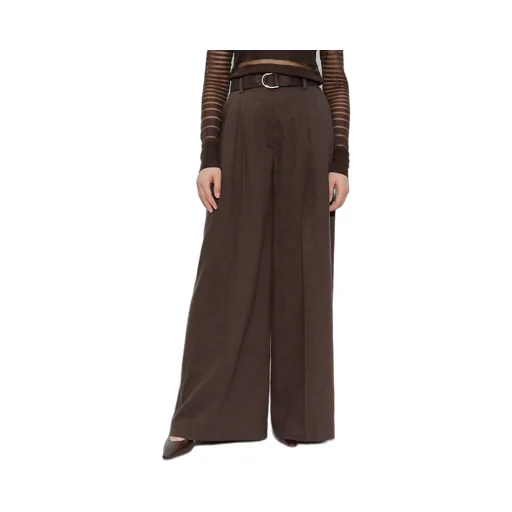 Pleated Wide Trousers