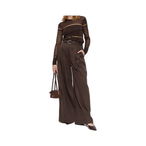 Pleated Wide Trousers