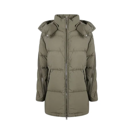 Quilted Zip-Up Down Jacket
