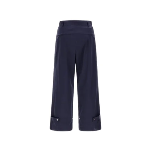 Pleated Cropped Trousers