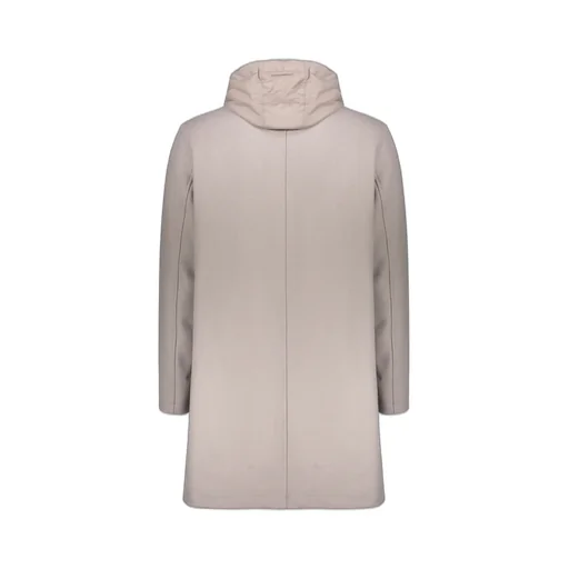 Single-Breasted Hooded Coat