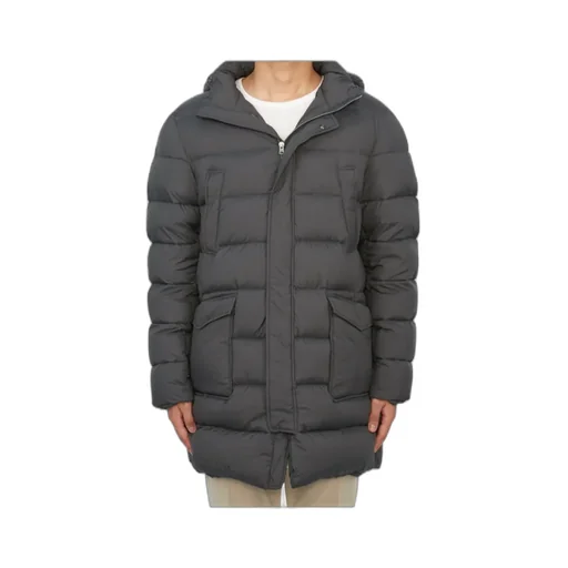 Quilted Hooded Puffer Coat