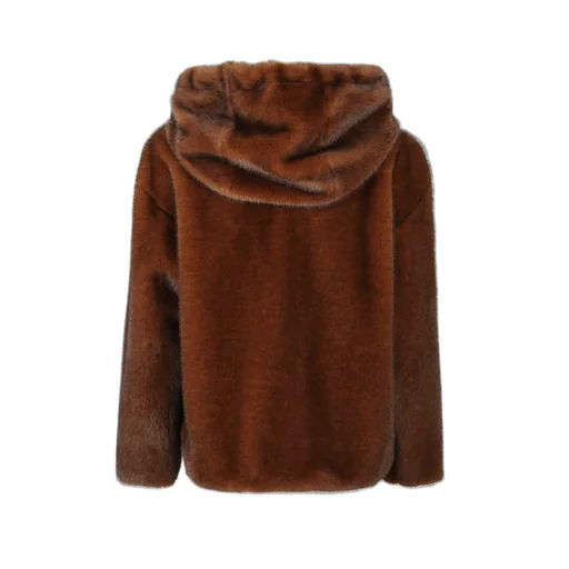 Short Fur Hoodie