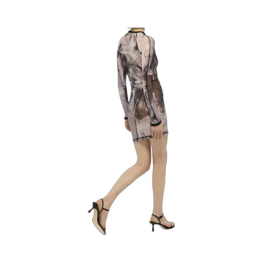 Scribble Twisted Dress