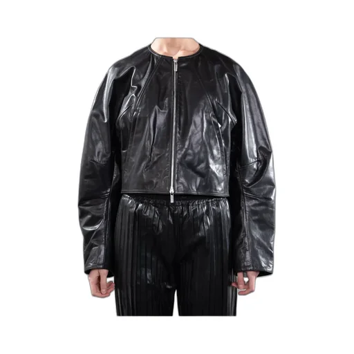 Articulated Leather Jacket