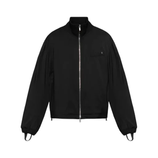 High-Neck Zipped Jacket