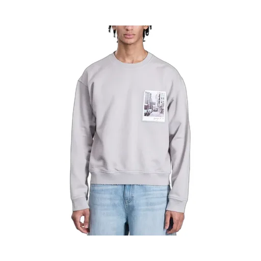 Graphic Crew Neck Sweater