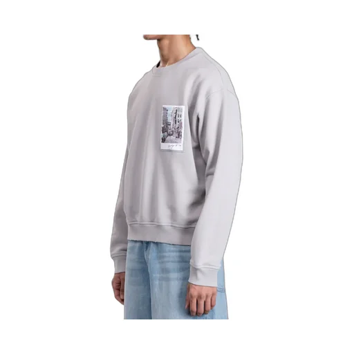 Graphic Crew Neck Sweater