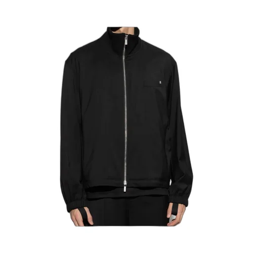 High-Neck Zipped Jacket