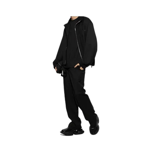 High-Neck Zipped Jacket