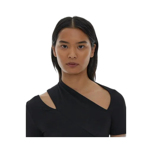 Cut-Out Detailing Cotton-Blend Dress
