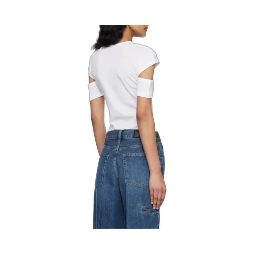 Slashed Shrunken T-Shirt