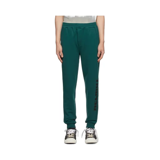 Logo Printed Elastic Waist Jogging Pants