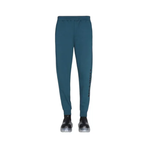 Logo Printed Elastic Waist Jogging Pants