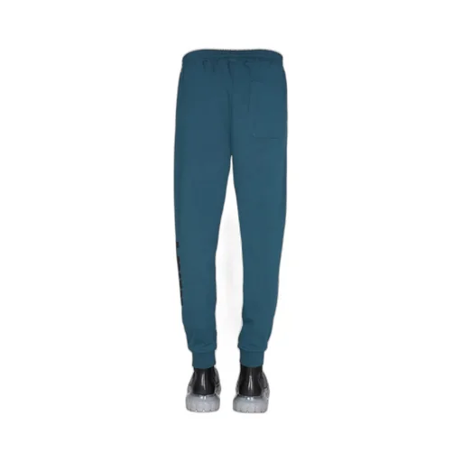Logo Printed Elastic Waist Jogging Pants