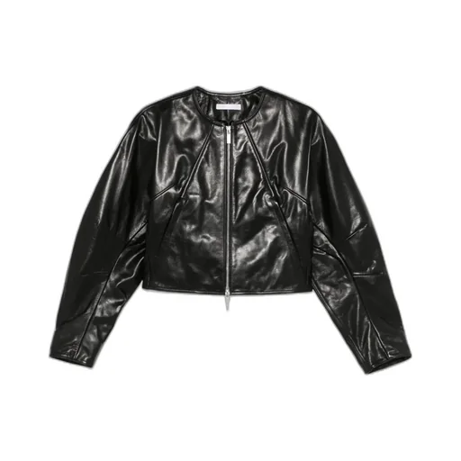 Articulated Leather Jacket