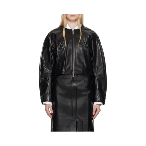 Articulated Leather Jacket