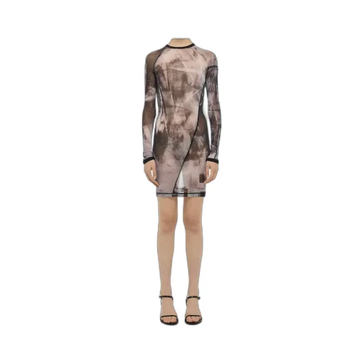 Scribble Twisted Dress