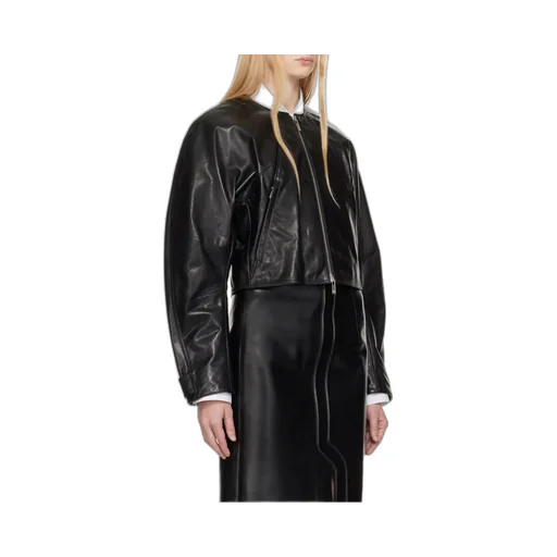 Articulated Leather Jacket