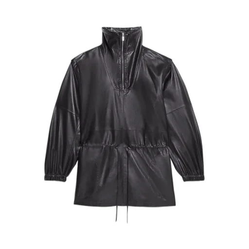 Leather Anorak Dress