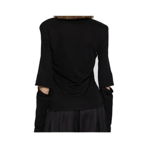 Astro Crewneck Cut-Out Top