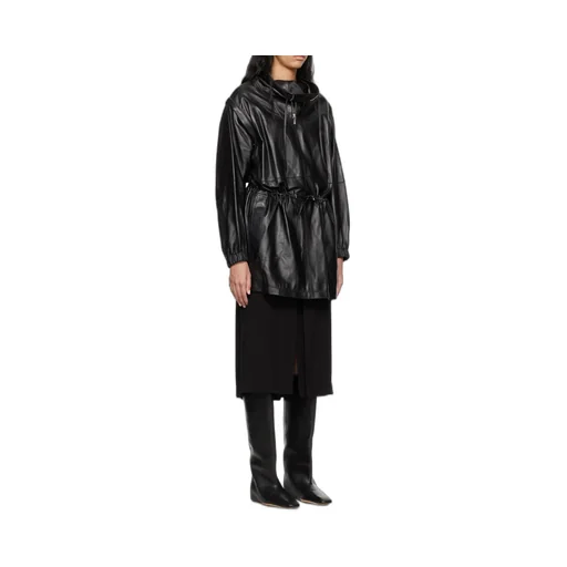 Leather Anorak Dress