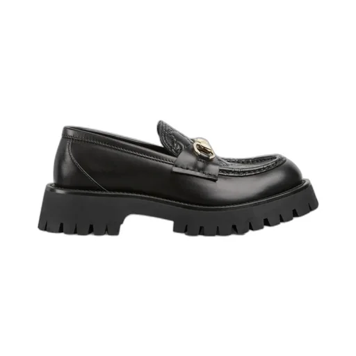 Lug Sole Horsebit Loafers