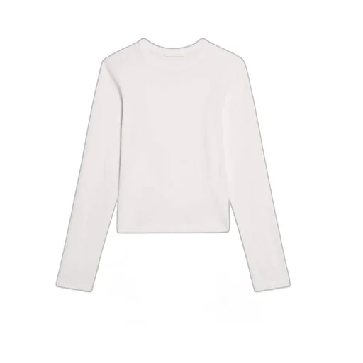 Long-Sleeved Slim Logo T-Shirt