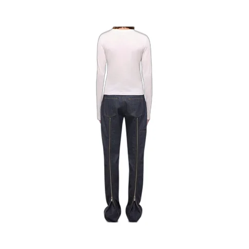 Long-Sleeved Slim Logo T-Shirt